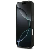 Миниатюра: Оригинален кейс Guess 4G Triangle Metal Logo MagSafe, За iPhone 17 Pro (6.3), Черен