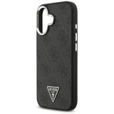 Миниатюра: Оригинален кейс Guess 4G Triangle Metal Logo MagSafe, За iPhone 17 (6.3), Черен