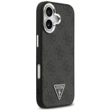 Миниатюра: Оригинален кейс Guess 4G Triangle Metal Logo MagSafe, За iPhone 17 (6.3), Черен