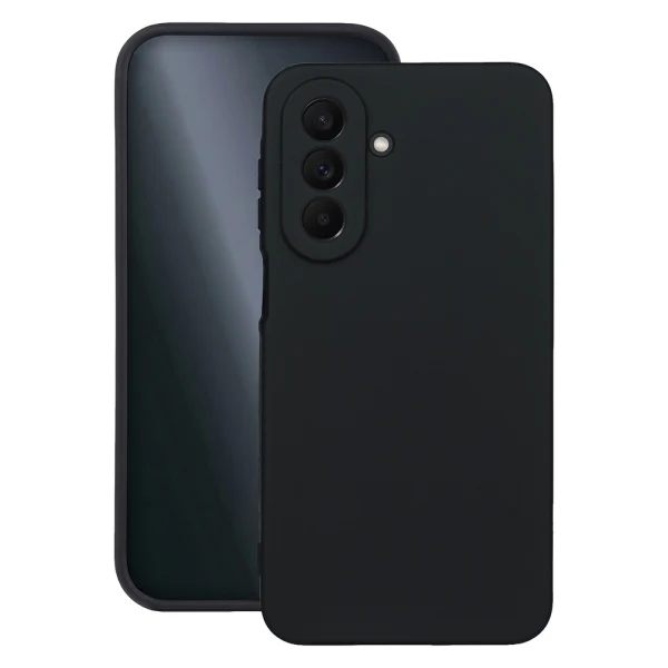 Силиконов кейс bSmart Silicone Soft Cover, За Samsung Galaxy A27, Черен