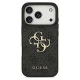 Миниатюра: Оригинален кейс Guess Big 4G Logo Classic, За iPhone 17 Pro (6.3), Черен