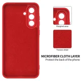 Миниатюра: Силиконов кейс bSmart Silicone Soft Cover, За Samsung Galaxy A17, Червен