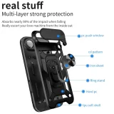 Миниатюра: Силиконов твърд кейс bSmart Defender Slide, За iPhone 17 Air (6.9), Черен