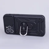Миниатюра: Силиконов твърд кейс bSmart Defender Slide, За Honor 600 Lite, Черен