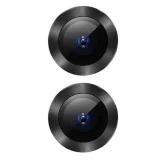 Миниатюра: Протектор задна камера метални рингове MBX за iPhone 17, Черен