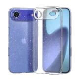 Миниатюра: Силиконов кейс Shine 2 mm брокатен, За iPhone 17 Air (6.9), Прозрачен
