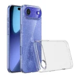 Миниатюра: Силиконов кейс Shine 2 mm брокатен, За iPhone 17 Air (6.9), Прозрачен