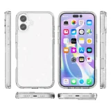 Миниатюра: Силиконов кейс Shine 2 mm брокатен, За iPhone 17 (6.3), Прозрачен
