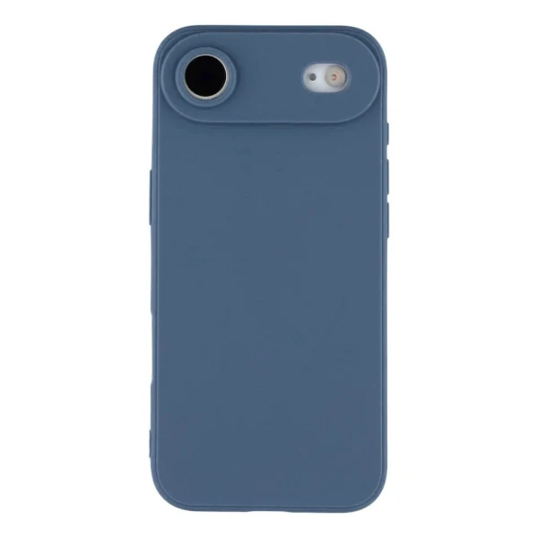 Силиконов кейс iPaky матиран, За iPhone 17 Air (6.9), Тъмносин