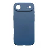 Миниатюра: Силиконов кейс iPaky матиран, За iPhone 17 Air (6.9), Тъмносин