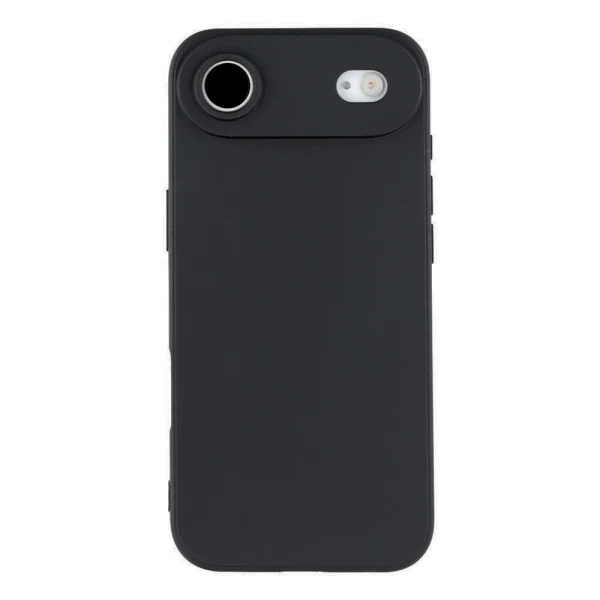 Силиконов кейс iPaky матиран, За iPhone 17 Air (6.9), Черен