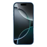 Миниатюра: Силиконов кейс iPaky матиран, За iPhone 17 Pro Max/ 18 Pro Max, Тъмносин