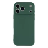 Миниатюра: Силиконов кейс iPaky матиран, За iPhone 17 Pro / 18 Pro, Тъмнозелен