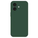 Миниатюра: Силиконов кейс iPaky матиран, За iPhone 17 (6.3), Тъмнозелен