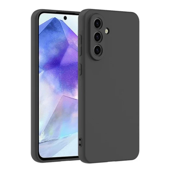 Силиконов кейс iPaky матиран, За Samsung Galaxy A27, Черен