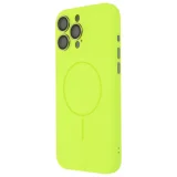 Миниатюра: Силиконов кейс bSmart Ultra Trendy Vivid MagSafe, За iPhone 16 (6.1), Зелен