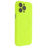 Миниатюра: Силиконов кейс bSmart Ultra Trendy Vivid MagSafe, За iPhone 16 (6.1), Зелен