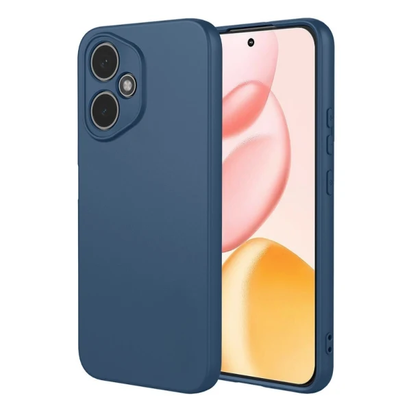 Силиконов кейс iPaky матиран, За Honor 400, Тъмносин