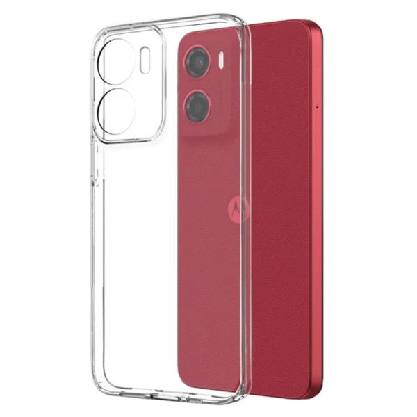 Силиконов кейс MBX 2mm, За Motorola Moto G05/E15, Прозрачен