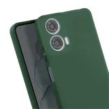 Миниатюра: Силиконов кейс iPaky матиран, За Motorola Moto G05/E15, Тъмнозелен