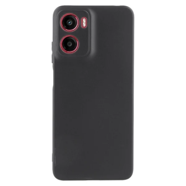 Силиконов кейс iPaky матиран, За Motorola Moto G05/E15, Черен