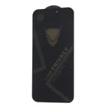 Миниатюра: Стъклен протектор OG Premium Privacy с цяло лепило, За iPhone 15 Pro (6.1), Черен