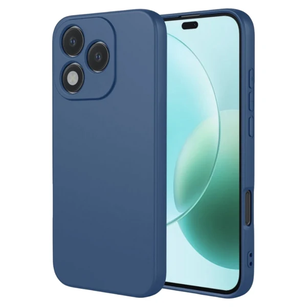 Силиконов кейс iPaky матиран, За Honor 400 Lite, Тъмносин