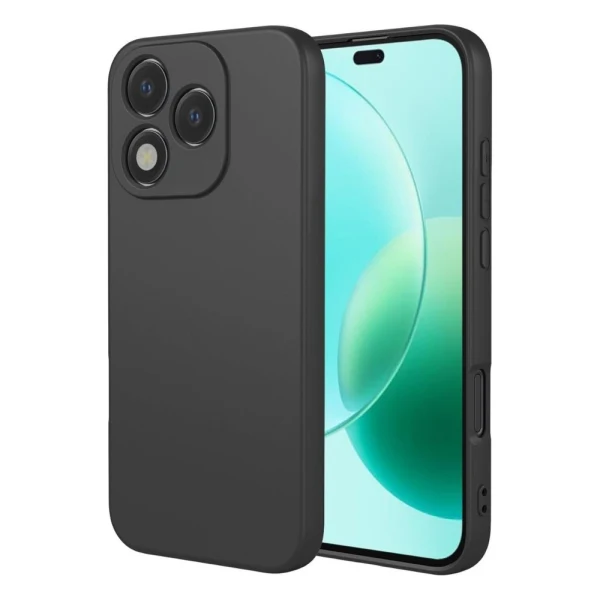Силиконов кейс iPaky матиран, За Honor 400 Lite, Черен