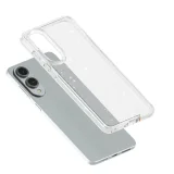 Миниатюра: Силиконов кейс Shine 2 mm брокатен, За Samsung Galaxy S25 Edge, Прозрачен