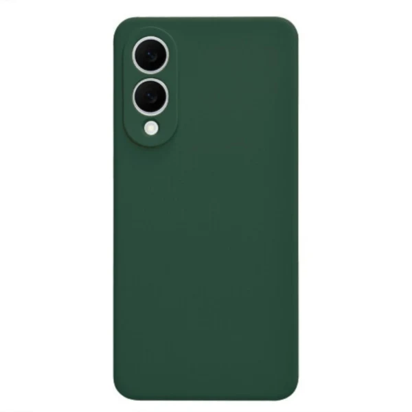 Силиконов кейс iPaky матиран, За Samsung Galaxy S25 Edge, Тъмнозелен