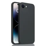 Миниатюра: Силиконов кейс bSmart Silicone Soft Cover, За iPhone 16e / 17e, Черен