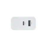 Миниатюра: Зарядно устройство адаптер 45W 1x USB-C 1x USB-A, Maxlife MXTC-07-45AC PD QC,220V,  Бяло