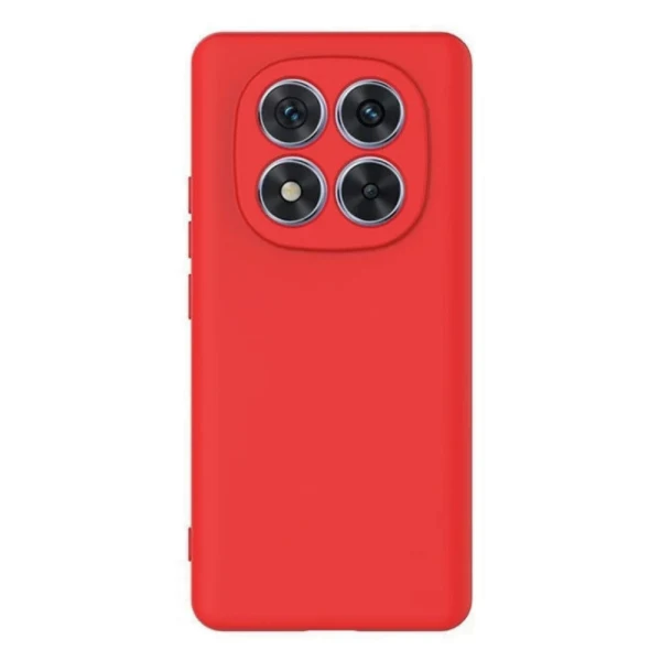 Силиконов кейс bSmart Silicone Soft Cover, За Xiaomi Redmi Note 14 Pro 4G, Червен