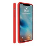 Миниатюра: Силиконов кейс bSmart Silicone Soft Cover, За iPhone 16e / 17e, Червен