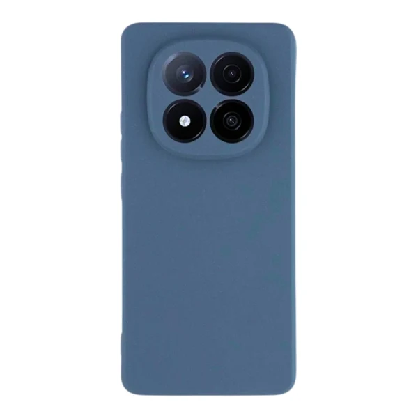Силиконов кейс iPaky матиран, За Xiaomi Redmi Note 14 Pro 4G, Тъмносин