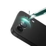 Миниатюра: Протектор задна камера метални рингове MBX за iPhone 16e, Черен