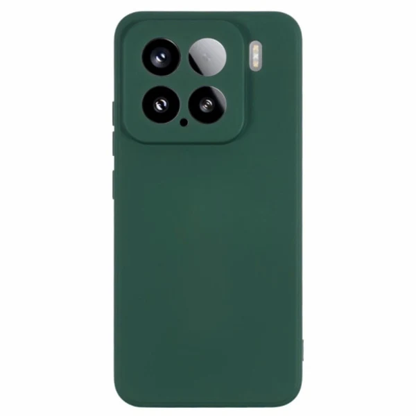 Силиконов кейс iPaky матиран, За Xiaomi 15, Тъмнозелен
