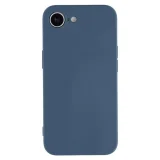 Миниатюра: Силиконов кейс iPaky матиран, За iPhone 16e / 17e, Тъмносин
