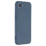 Миниатюра: Силиконов кейс iPaky матиран, За iPhone 16e / 17e, Тъмносин