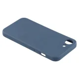 Миниатюра: Силиконов кейс iPaky матиран, За iPhone 16e / 17e, Тъмносин