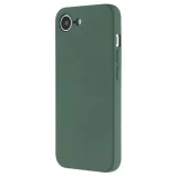 Миниатюра: Силиконов кейс iPaky матиран, За iPhone 16e / 17e, Тъмнозелен