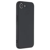 Миниатюра: Силиконов кейс iPaky матиран, За iPhone 16e / 17e, Черен
