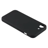 Миниатюра: Силиконов кейс iPaky матиран, За iPhone 16e / 17e, Черен