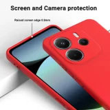 Миниатюра: Силиконов кейс bSmart Silicone Soft Cover, За Xiaomi Redmi Note 14 5G, Червен