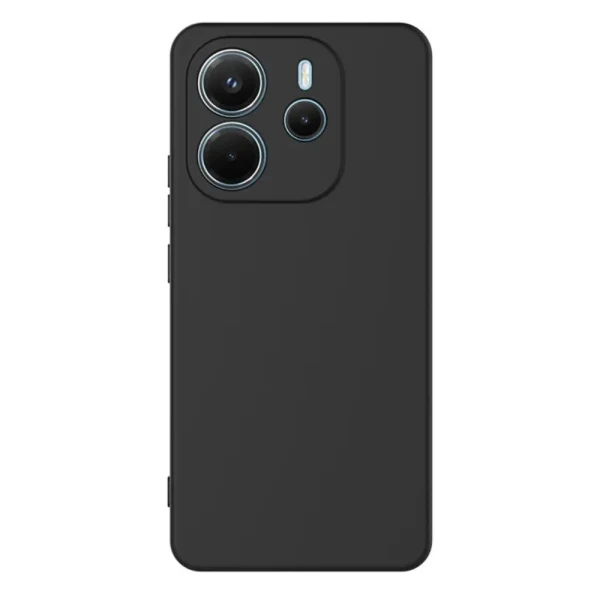 Силиконов кейс bSmart Silicone Soft Cover, За Xiaomi Redmi Note 14 5G, Черен