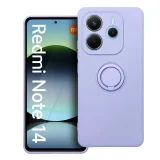 Миниатюра: Силиконов кейс bSmart Finger Grip, За Xiaomi Redmi Note 14 5G, Светлолилав