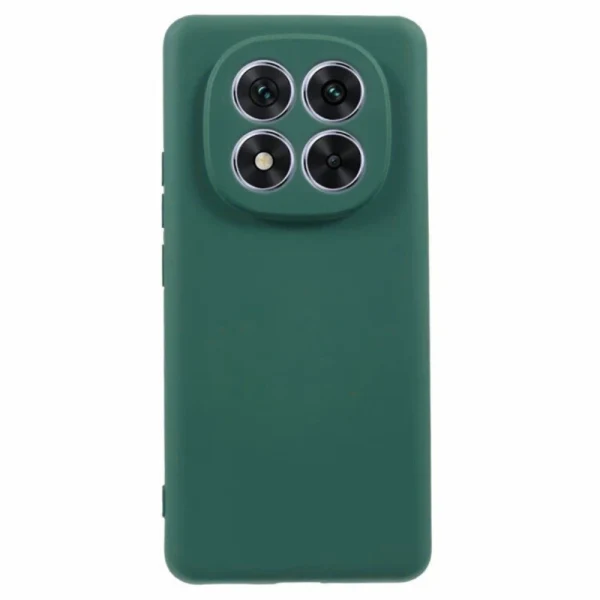 Силиконов кейс iPaky матиран, За Xiaomi Redmi Note 14 Pro+, Тъмнозелен