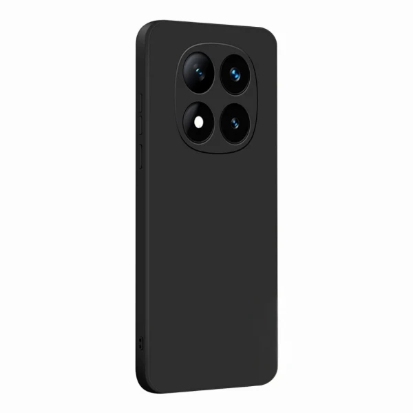 Силиконов кейс iPaky матиран, За Xiaomi Redmi Note 14 Pro+, Черен