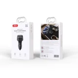 Миниатюра: FM Трансмитер за кола XO BCC17 Bluetooth MP3 car charger 30W, Черен
