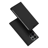 Миниатюра: Кожен калъф тефтер Dux Ducis SKIN PRO, За Samsung Galaxy S25 Ultra, Черен